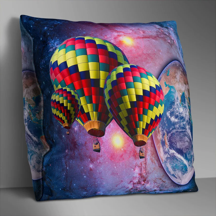 

Cute Balloon Double Side Print Cushion Cover Polyester Decorative for Sofa Seat Soft Throw Pillow Case Cover 45x45cm Home Decor