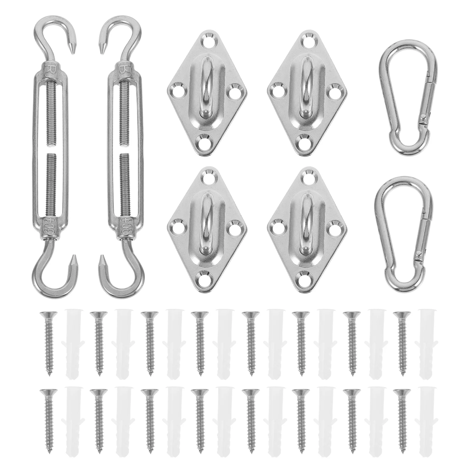 

1 set of Portable Sunshade Buckles Tent Fastener Outdoor Sunshade Supplies