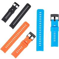 silicone strap men for suunto spartan sport hr sports waterproof rubber strap accessories wristband pin buckle watch bands