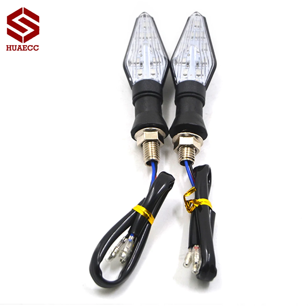 

2X мотоциклетные СВЕТОДИОДНЫЕ указатели поворота светло-желтый мигалка 12В 1,3 Вт мотоциклетная лампа супер яркая легкая установка