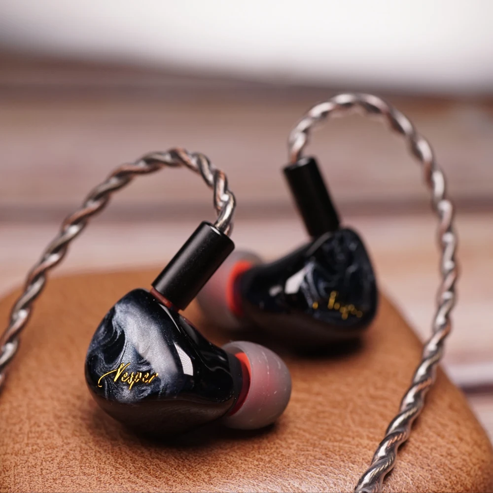 Наушники-вкладыши QOA Vesper 1DD + 1 Knowles BA Hi-Fi наушники с гибридным драйвером