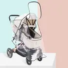1 шт. Универсальная коляска дождевик тележка зонтик плащ боковая вентиляция защита от дождя детские автомобильные аксессуары