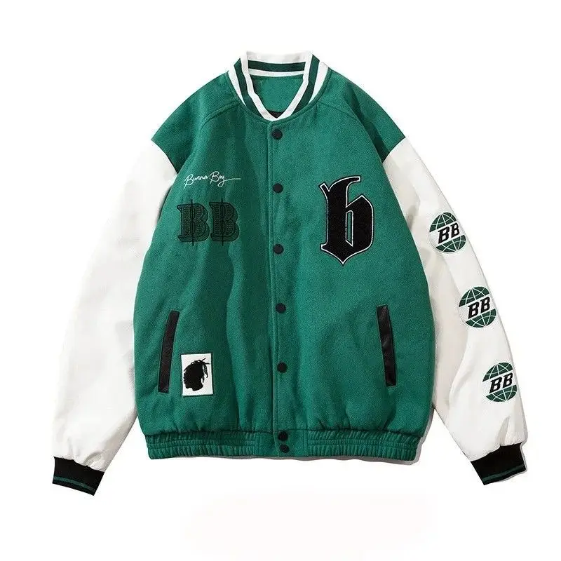 

Harajuku Women hip hop ​ladies couple jackets tops ladies jackets couple tops cardigans high quality baseball uniforms clothes