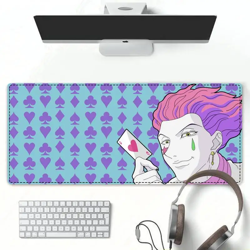 

Vip Hisoka Hunter Gaming Mouse Pad PC Laptop Gamer Mousepad Anime Antislip Mat Keyboard Desk Mat For Overwatch/CS GO