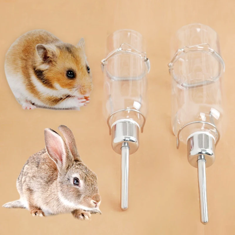 

Water Feeder Bottle Dispenser Hanging Drinking Fountain For Pet Small Animal Squirrel Rabbit Hamster Drinking Head Pipe Fountain