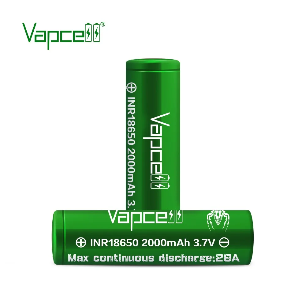 Mooch тест Vapcell 18650 батарея 2000mah 28A Высокая утечка перезаряжаемые литиевые электроинструменты/Фонари ячейка