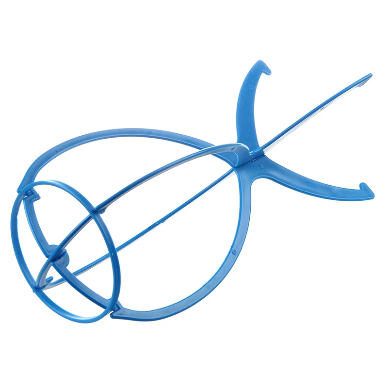 

blue wig stand folding stand