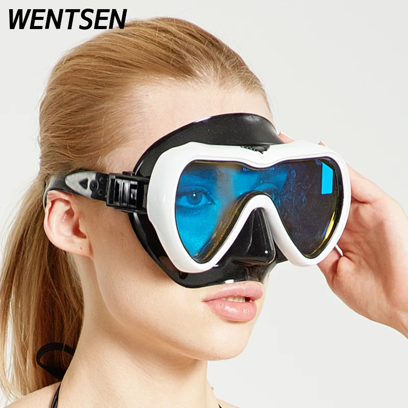 New Professional underwater diving mask goggles women man equipment glasses scuba full face kits for snorkeling and deepscuba