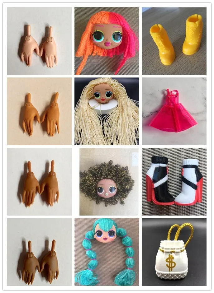 Коллекция модные аксессуары для кукол старшей сестры сумки обувь очки одежда