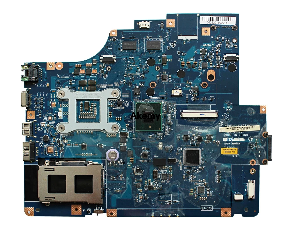 LA 5752P Z560 материнская плата для ноутбука For Lenovo G560 (sem porta HDMI) Teste плата|Материнские