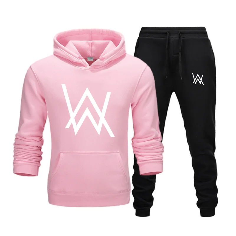 

2021 spring and autumn sports suit men's trendy printed sweater youth collocation handsome casual