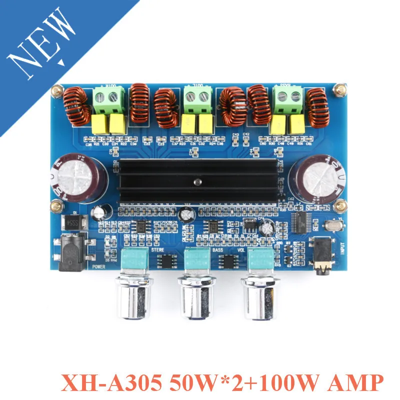Плата цифрового усилителя TPA3116D2 Bluetooth-совместимая 5 0 тонов громкости 2 1 каналов