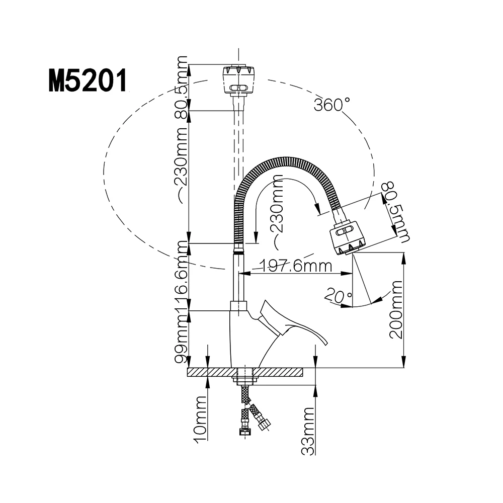 

MYNAH Flexib Kitchen Faucet Two Water Outlet Models Mixer 360 Degree Rotatable Kitchen Sink Taps torneiras de cozinha