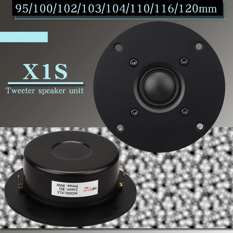 Динамик HIFIDIY LIVE 3 7 4 5 дюйма Черный шелковая мембрана 8 Ом 30 Вт ATreble громкий динамик
