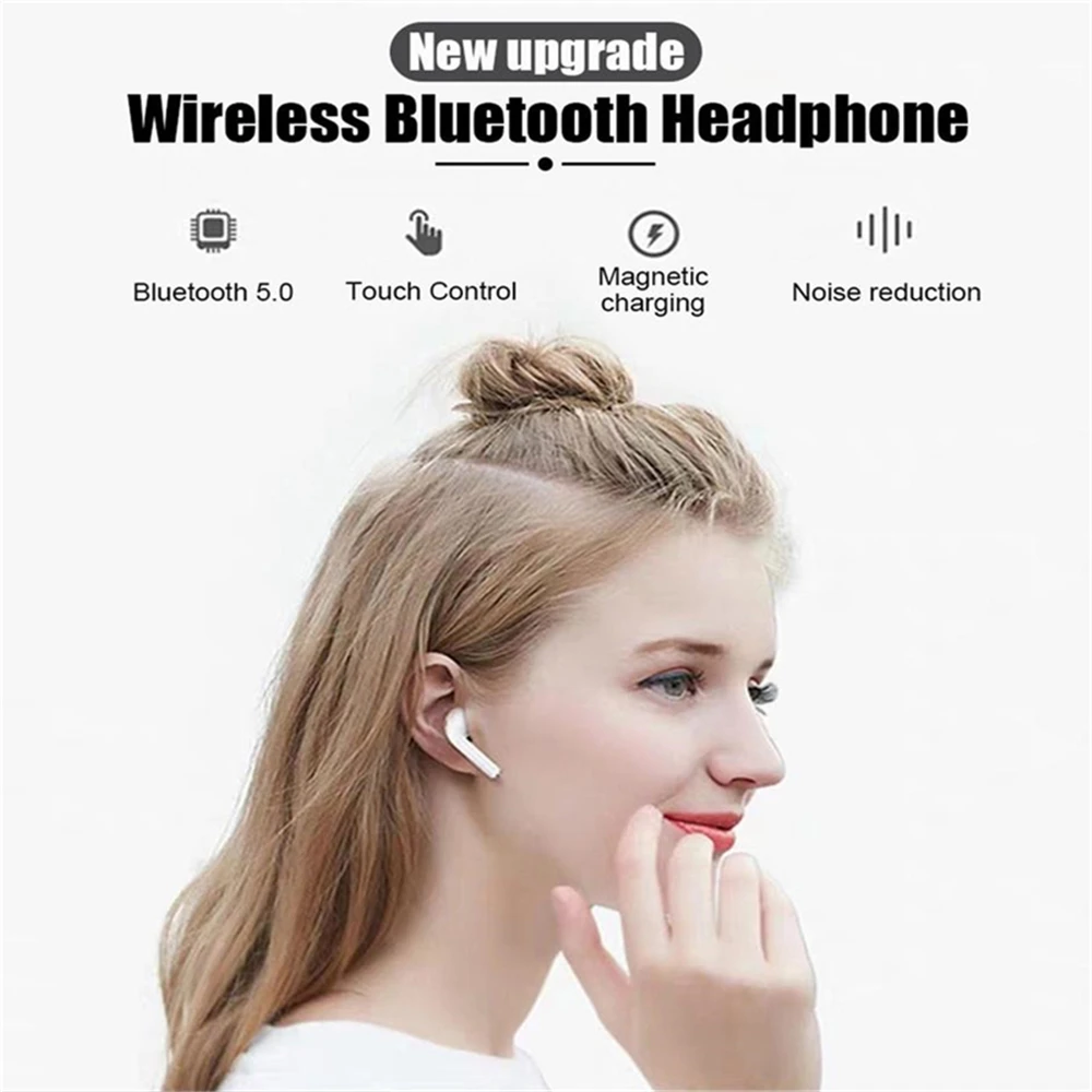TWS беспроводные наушники Bluetooth 5 0 спортивные сенсорные магнитные зарядные