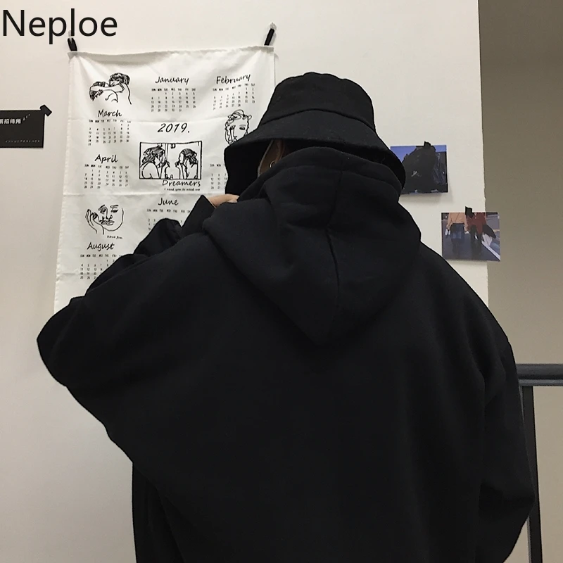 Винтажная Женская толстовка Neploe Harajuku,, Миссия на Марс, космический корабль, Аризона, худи, черный пуловер с капюшоном, 39104