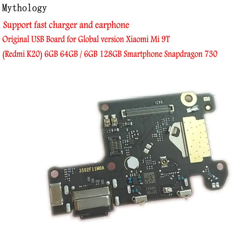 Mythology Original For Xiaomi 9T Redmi K20 USB Board Flex Cable Dock Connector Mobile Phone IC Support Quick Charger | Мобильные