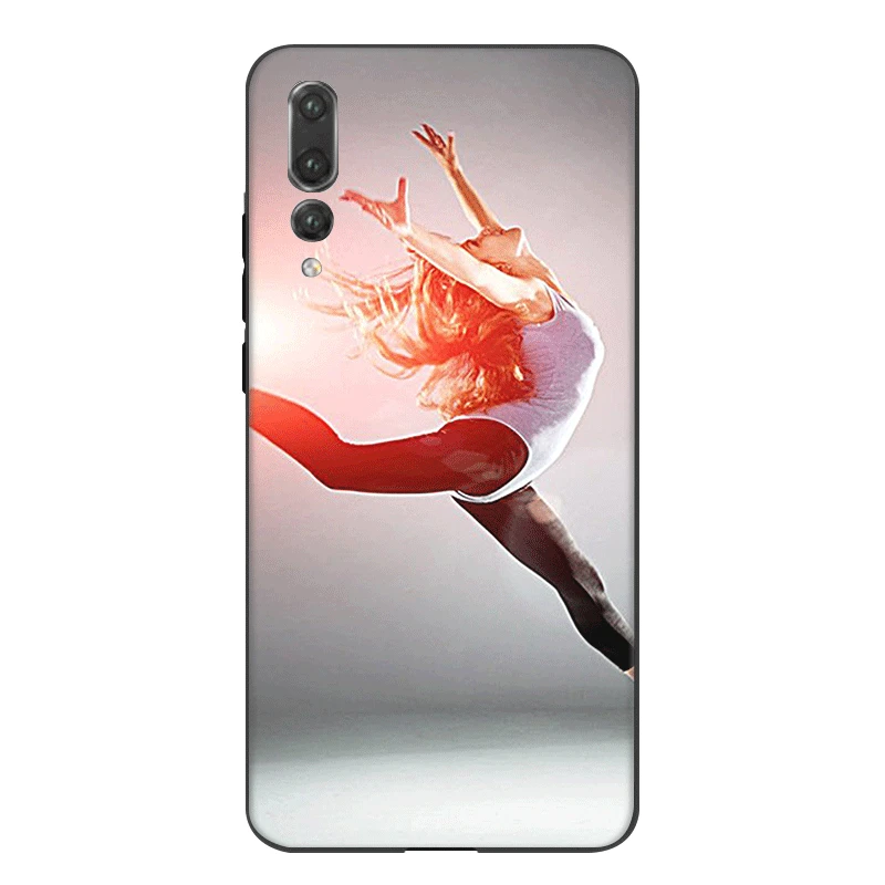 Чехол для телефона из ТПУ Honor Note 10 View 20 6A 7A 7C 7X8 8X 8C 9X9 Lite Pro Cover Painting Girl Sport