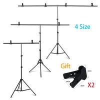 photography t shape backdrop background stand frame support system kit for photo studio video chroma key green screen with stand