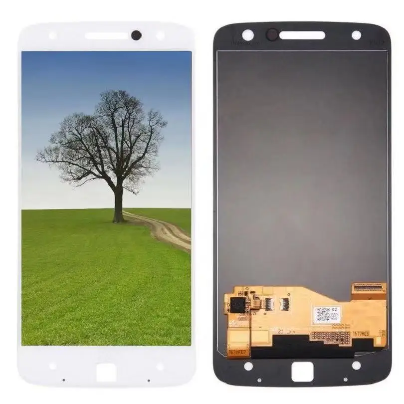 AMOLED для Motorola Moto Z Droid Xt1650 01 03 Оригинальный ЖК дисплей + сенсорный экран стеклянный