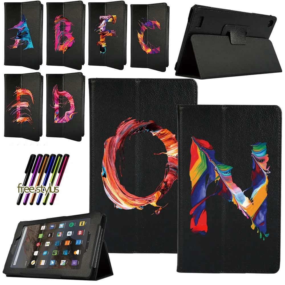 

Tablet Case for Amazon Fire 7 (5th/7th/9th)/HD 10 (5th/7th/9th)/HD 8 (6th/7th/8th) Drop Resistance Protective Case +Free Stylus