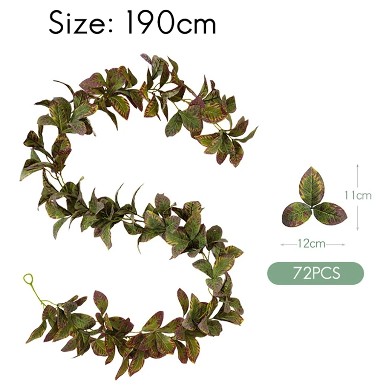 Искусственная Магнолия лист искусственная Виноградная лоза растений с узором в