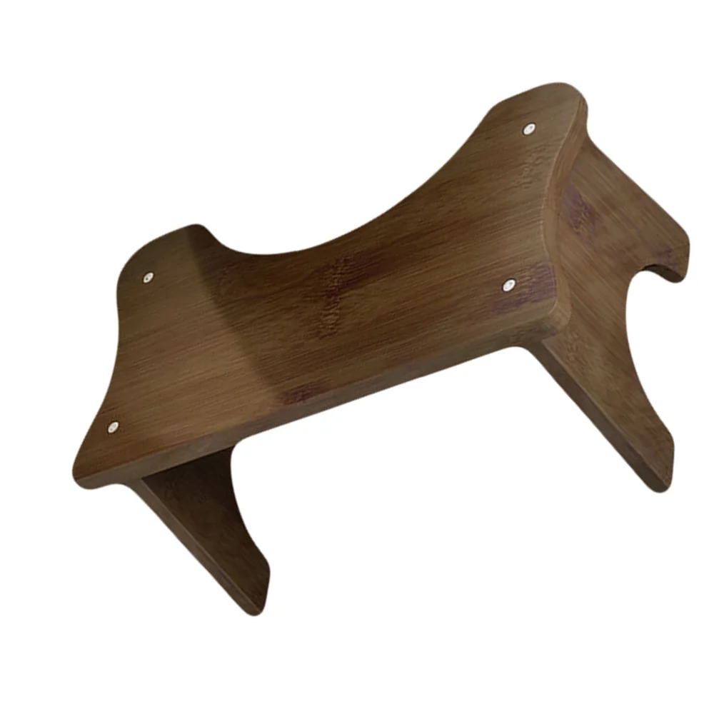 

1pc Bathroom Footstool Wood Toilet Stool Household Children Step Stool