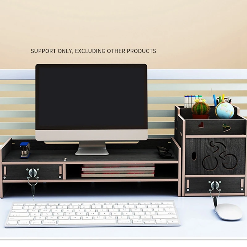 Black Computer Stand Monitor Increase Z05-S Desktop Office Rack for | Компьютеры и офис