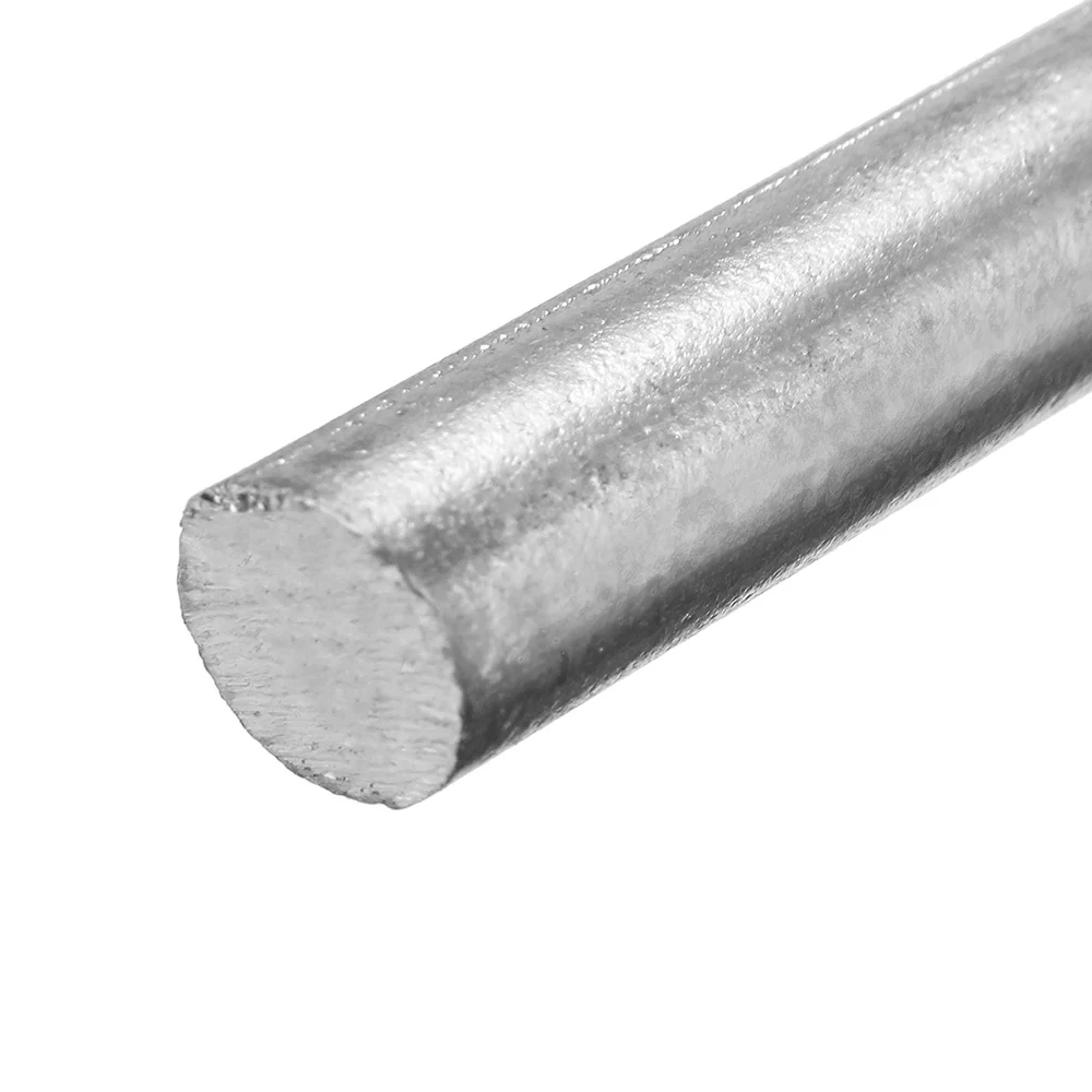 0,4 ''x 4'' Высокая чистота Zn 99.95% цинковый стержень антикоррозийный и устойчивый к ржавчине анод гальванический твердый круглый стержень
