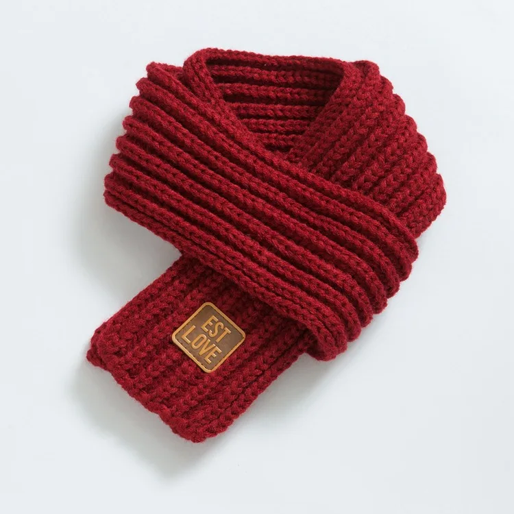 Winter Kids Scarves Warm Baby Boys Girls Neck Scarf Solid Soft For Collar Children Stretch Ring | Детская одежда и обувь