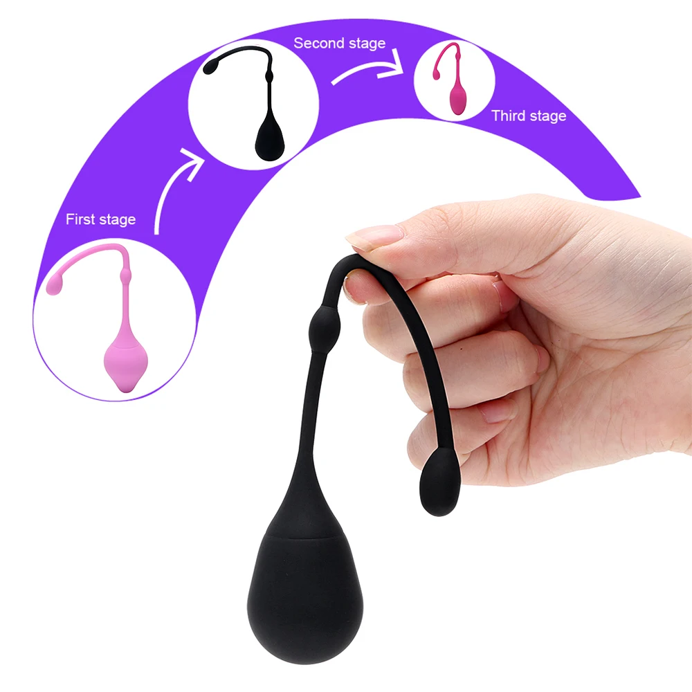 

VATINE 1PCS 3 Size Vaginal Tight Waterproof Exercise Ball Kegel Exercise Trainers Adult Product Sex Toys For Woman Vaginal Ball