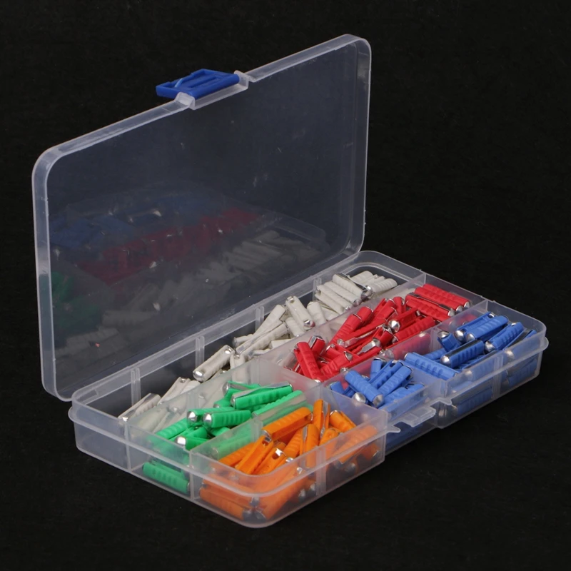 

200Pcs 5A 8A 10A 16A 25A Ceramic Continental Car Fuse Set Bullet Classic