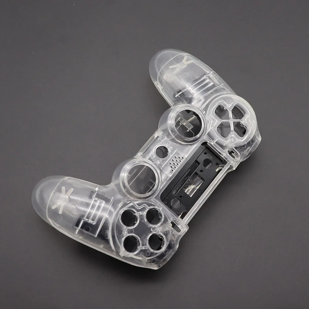 PS4 V1 Controller Full Set Housing Case transparent Clear Shell Cover Replacement Buttons for Sony PlayStation 4 Accessories | Электроника