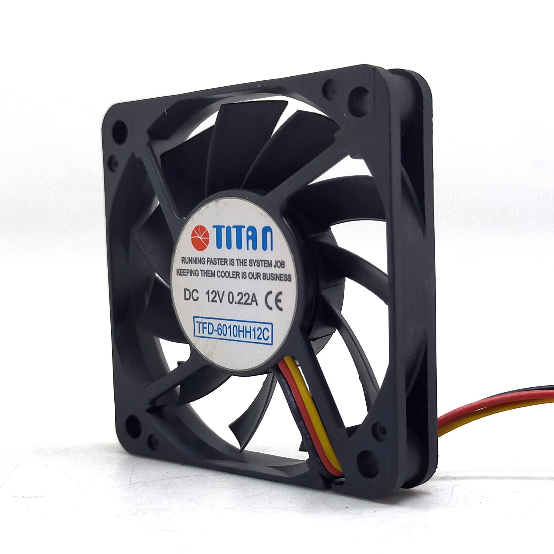 6010 12 в 3 проводной скоростной вентилятор охлаждения процессора шасси TFD 6010HH12C 6 см
