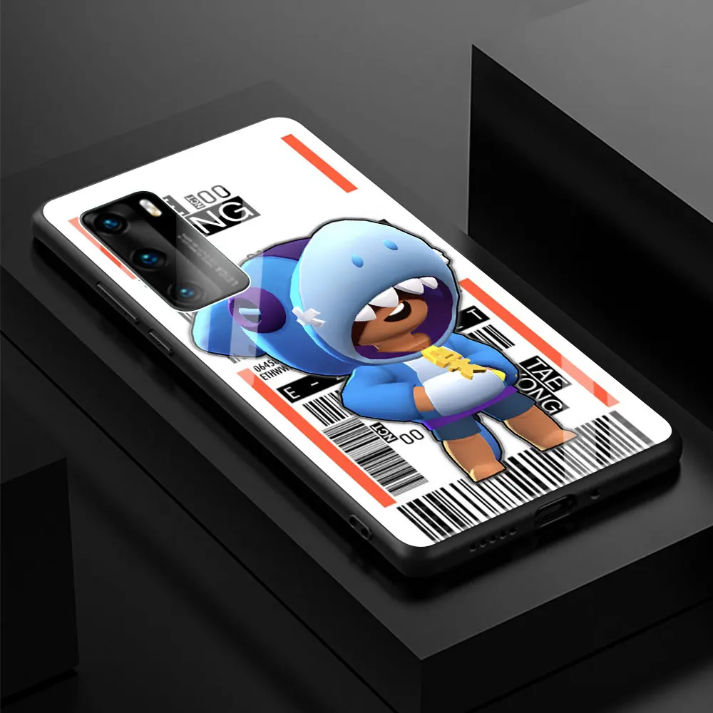 

Cartoon Anime Label Air Tickets Soft Edge Phone Case Cover for Huawei P30 P20 P10 Lite P40 Pro P Smart Z 2021 Luxury Glass Shell