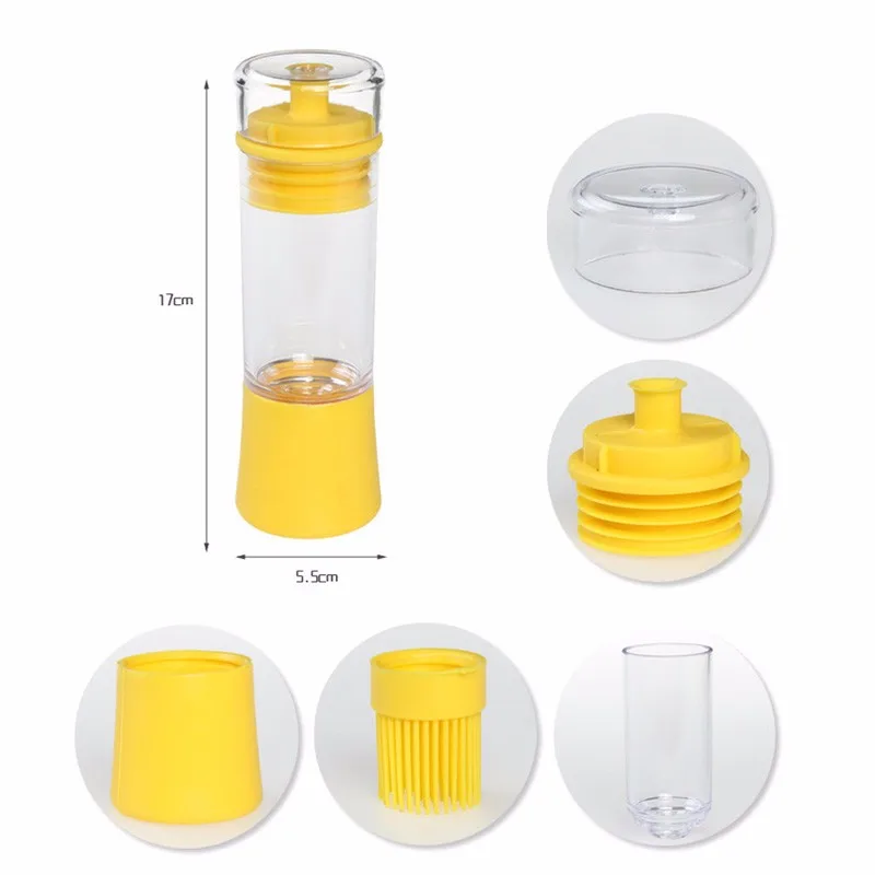 Силиконовая кисть для масла термостойкая двухсторонняя герметичная отличный