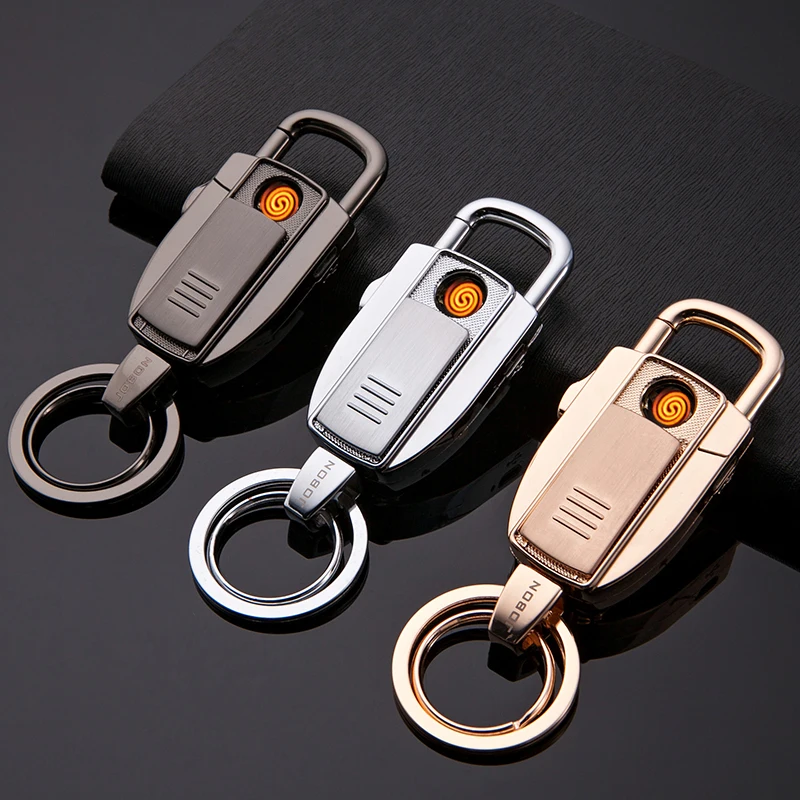JOBON USB зарядка электронные зажигалки ветрозащитная ультра тонкая металлическая