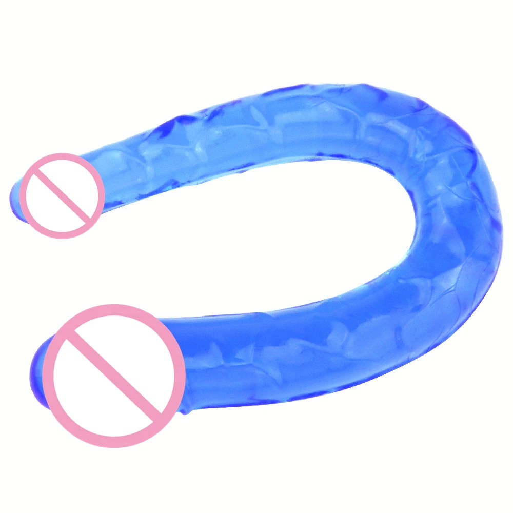 31 см двойная длинная мягкая железная фаллоимитатор для лесбиянок вагинальная