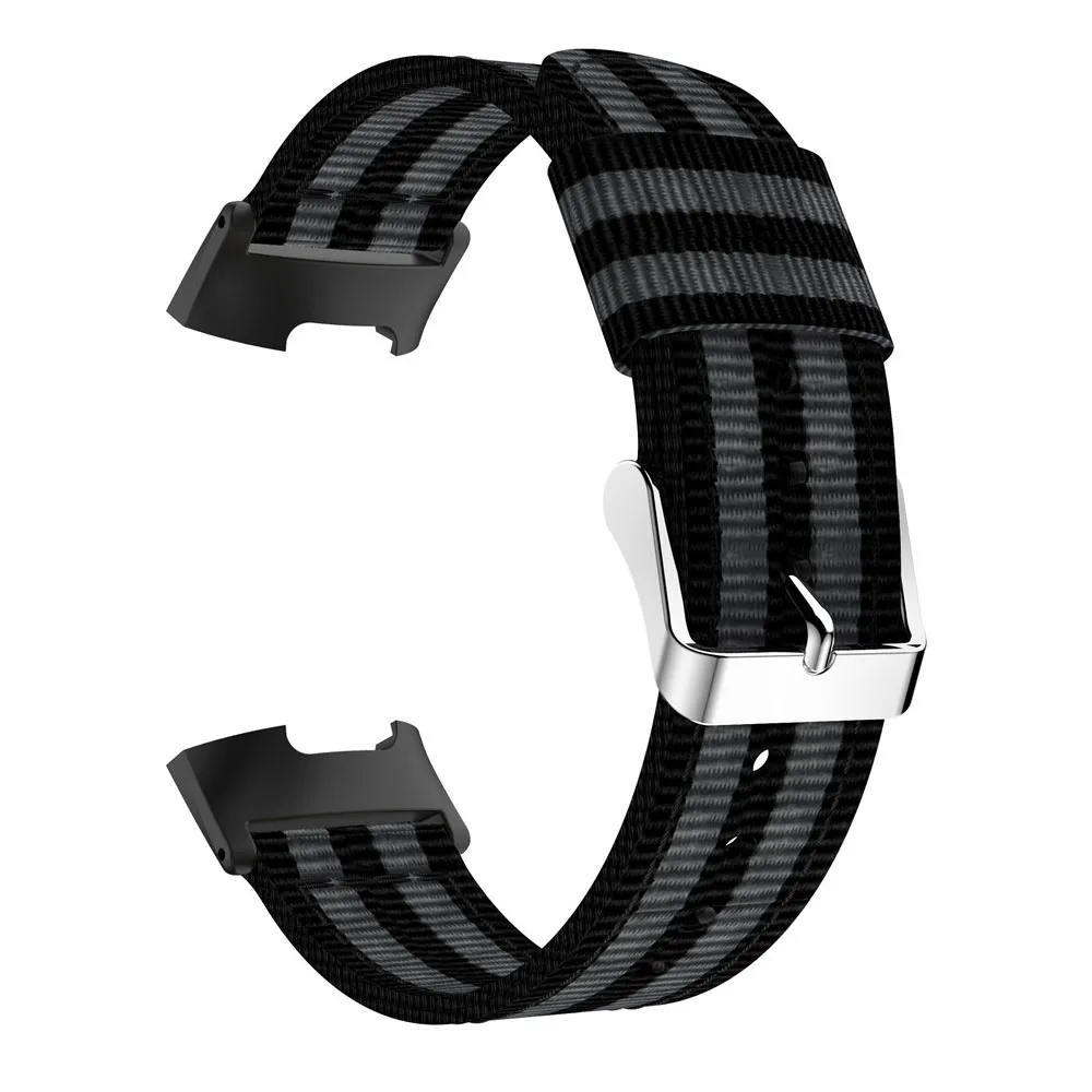 18 мм нейлон модные Смарт-часы с заменой ремешка для Fitbit заряд 4-х эластичный