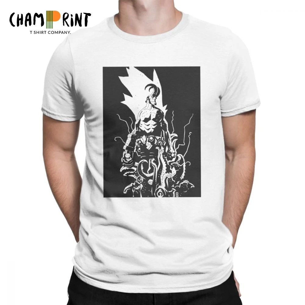 Hellboy Anung Un Rama Beast футболка с апокалипсисом мужские Забавные футболки из 100% хлопка