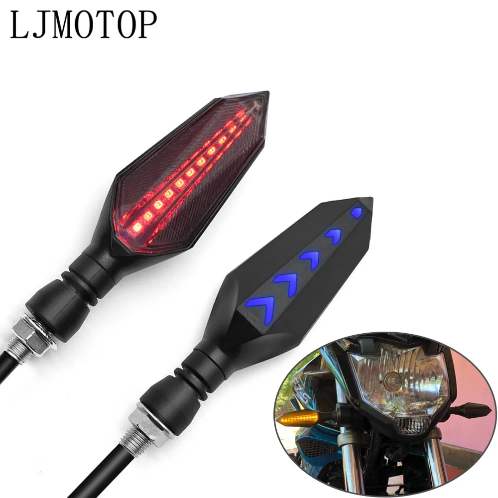 Мигалка мотоцикла спереди и сзади сигнальная лампа светодиодный для SUZUKI RMZ250 RMZ450