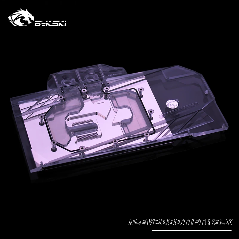 Водяной блок Bykski GPU для EVGA RTX2080TI FTW3 графическая карта MOBO AURA SYNC 12 В/5 В с функцией