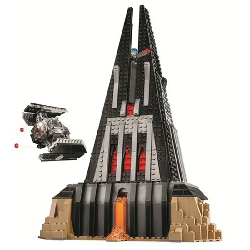 

New 1090pcs Star series Battle Darth House Space TIE Fighter 11425 Model Building Block Toy Compatible With Bricks For Gifts