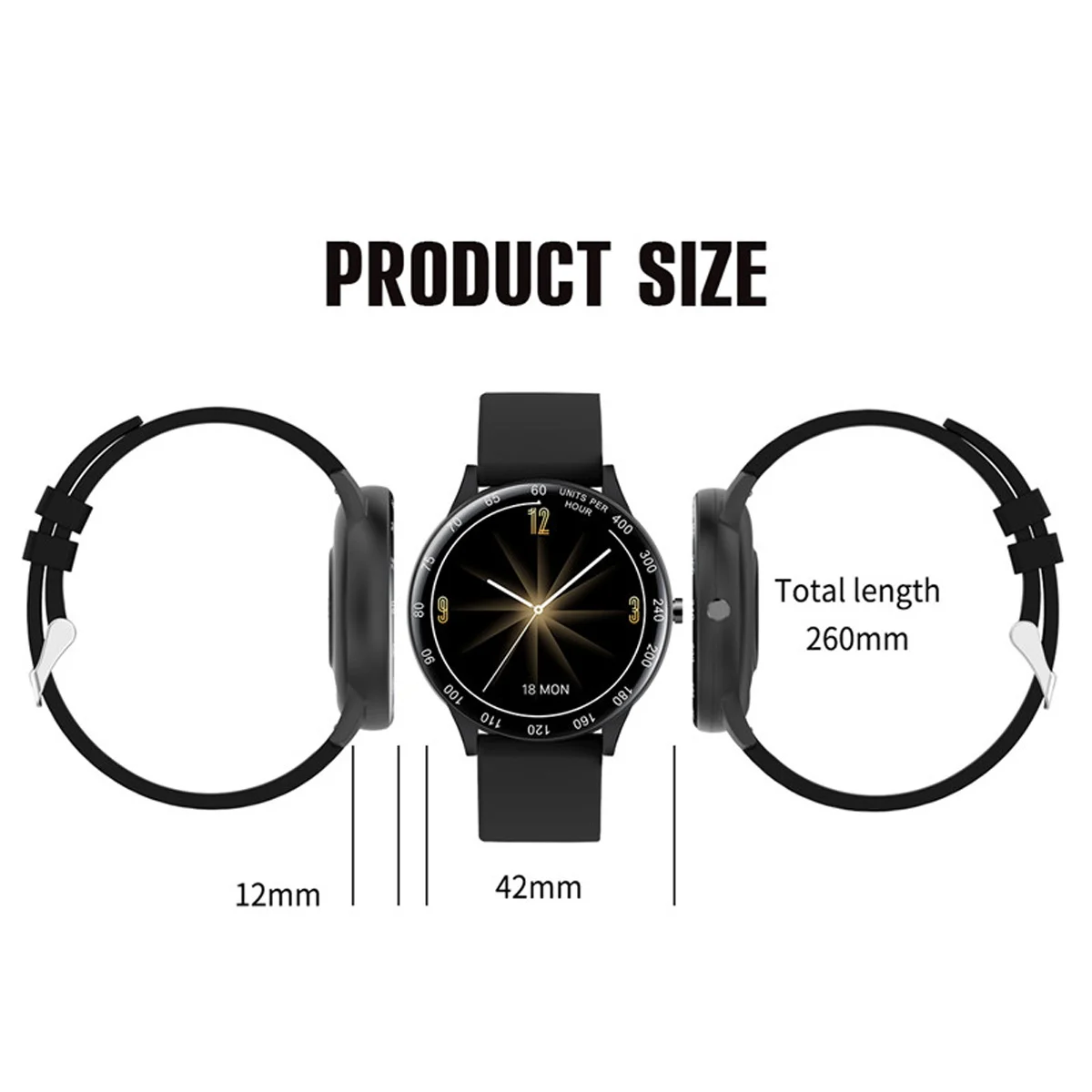 

OTTWN H3 Sport WaterproofSmart Watch Heart Rate Blood Pressure Custom Dail Fitness Tracker Men Woman Smartwatch For IOS Android