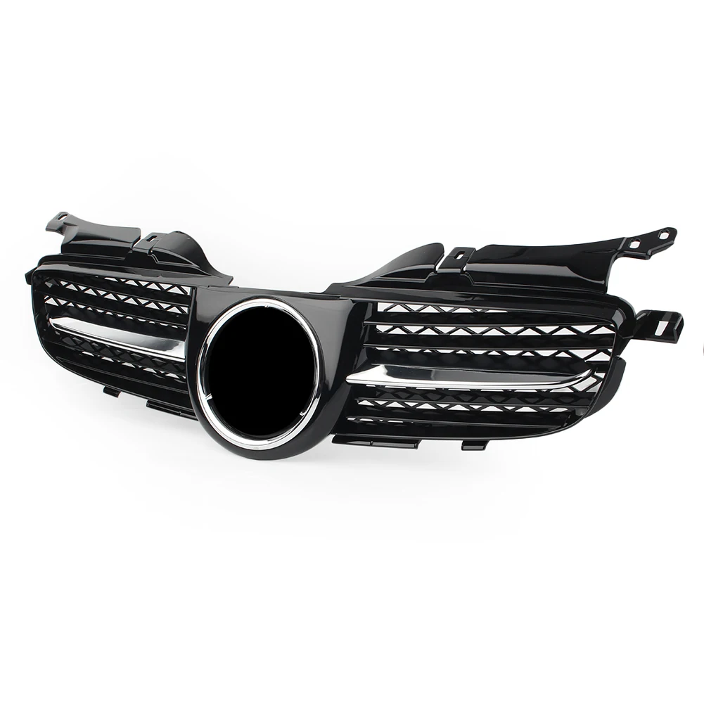 ABS передняя решетка для автомобиля Mercedes Benz R170 W170 SLK Class 1998 1999 2000 2001 2002 2003 2004 хром