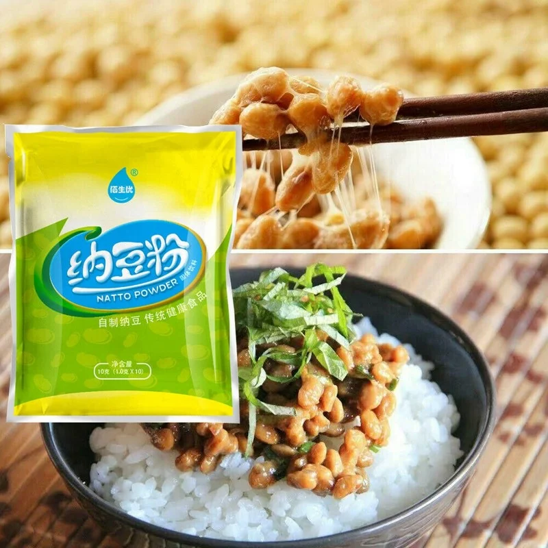 10g Active Natto Powder Bacteria Starter Fermentation Agent Maker Baking Machine Accessories | Дом и сад