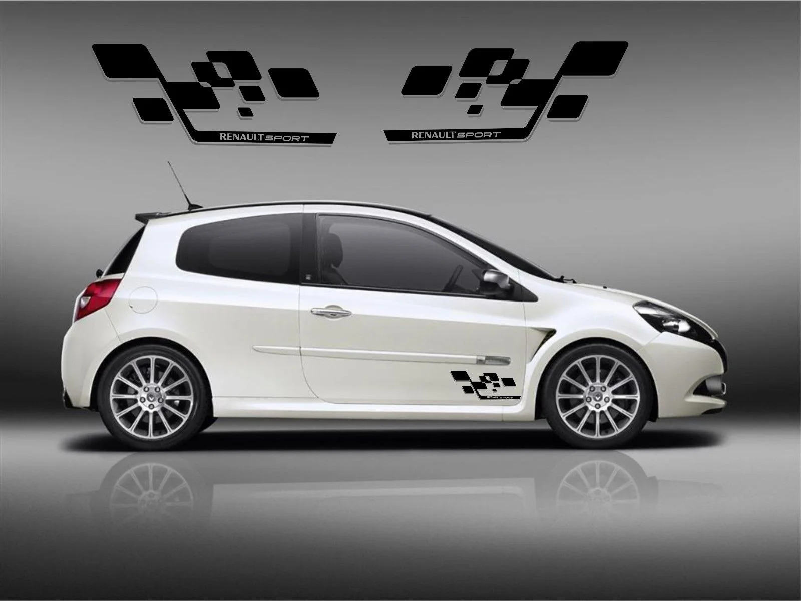 Для 2 шт./компл. Марка Renault Clio Megane Twingo спортивный Кубок RS наклейки с рисунком r27 трофей 197