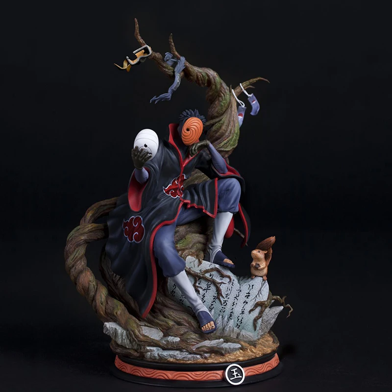 

32cm Naruto Tobi Anime Action Figure CS A Fei Akatsuki Band Soil Naruto Gk PVC Collection Model Dolls Toys for Boys Gifts