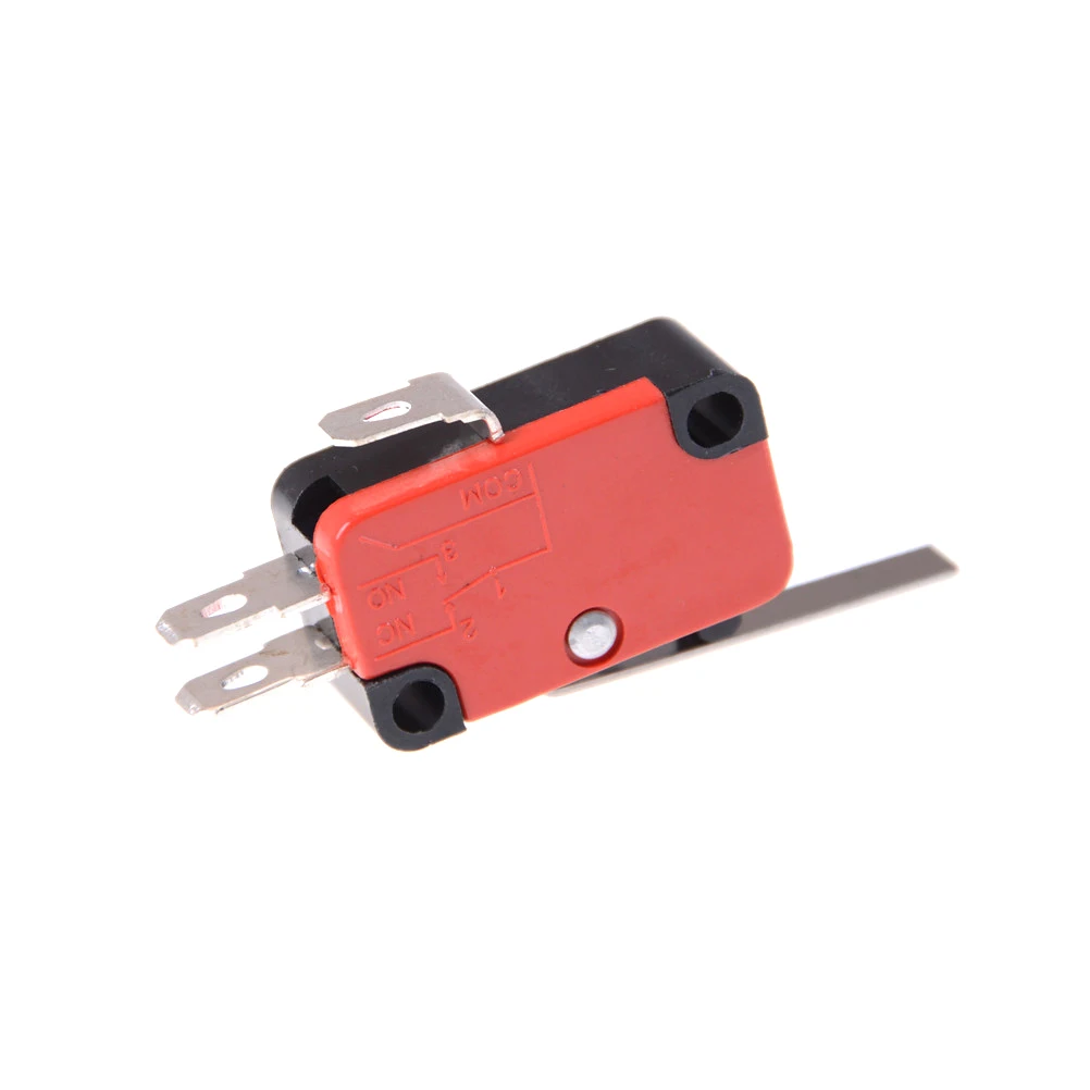 5 шт. концевой выключатель V-152-1C25 SPDT 1NO 1NC 3Pin короткие с прямым рычагом на шарнире