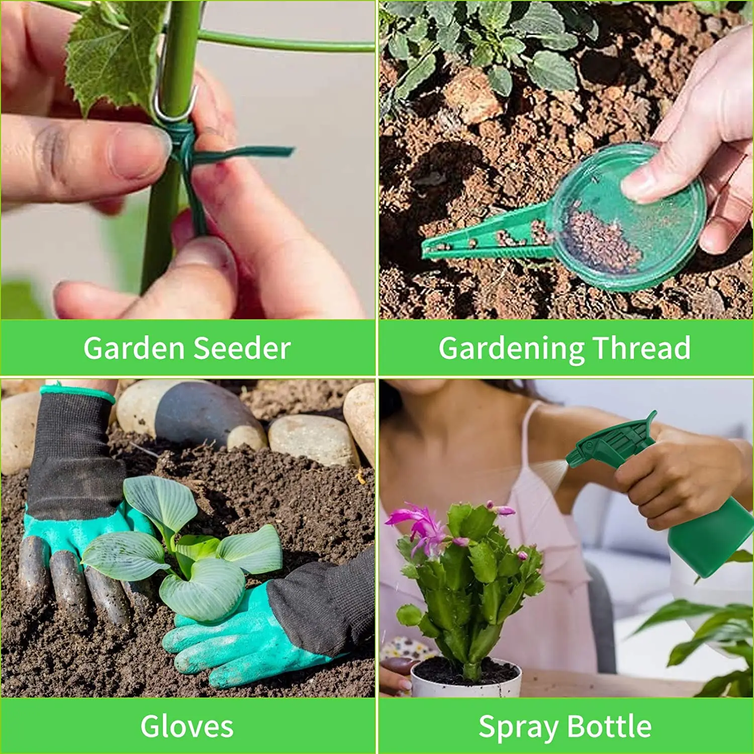 Набор садовых инструментов из 13 предметов набор ручных алюминия с садовыми